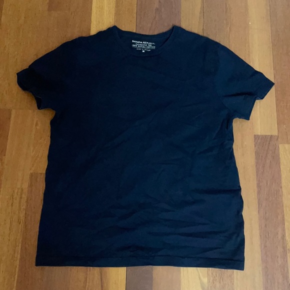 Banana Republic Supima Cotton Navy Tee M